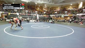 120 lbs Cons. Semi - Bryce Cormier, Silver Lake HS vs Silas Good, Caney Valley HS