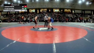 175-2A/1A Cons. Semi - Tyler Hayden, Huntingtown vs Jahaan Fields, North East