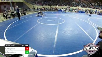 135 lbs Quarterfinal - Gage Vaughn, SEO Wrestling Club vs Zoe Bennett, ReZults Wrestling