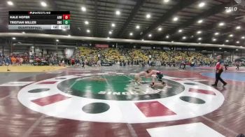 126 lbs Quarterfinal - Kale Hofer, American Outlaws Wrestling vs Tristian Miller, Stanley Wrestling Club