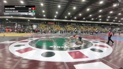 126 lbs Quarterfinal - Kale Hofer, American Outlaws Wrestling vs Tristian Miller, Stanley Wrestling Club