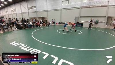 145 lbs Round 3 (8 Team) - Anderson Heap, Florida vs Colton Theobald, Utah