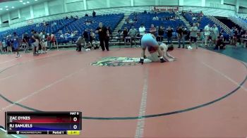 182 lbs Cons. Round 5 - Zac Dykes, MI vs Rj Samuels, IL