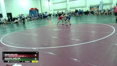 120 lbs Round 2 (16 Team) - Hudson Harlow, Nebraska Smash (Dev A) vs Gavin Bolock, S.E.O. Wrestling Club- Team Red