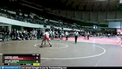 165 lbs Round 1 - Carter Lewis, Ocean Lakes Wrestling Club vs Dylan Sarafis, Defiant Wrestling