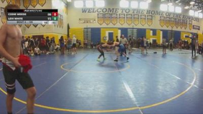 126 lbs Cons. Round 2 - Codie Weese, Unattached vs Levi White, Venice Takedown Club