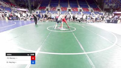 190 lbs Rnd Of 32 - Ryan Rainey, TX vs Brenden Heying, IA