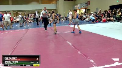 70 lbs Round 5 (6 Team) - Brody Moore, Predator WC vs Pat Talbert, Alabama Elite Gold