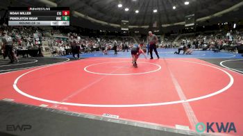 64 lbs Round Of 16 - Noah Miller, Cleveland Takedown vs Pendleton Bear, Woodland Wrestling Club
