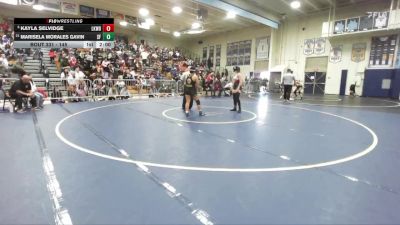 145 lbs Champ. Round 2 - Kayla Selvidge, Lakewood vs Marisela Morales Gavin, Santa Fe