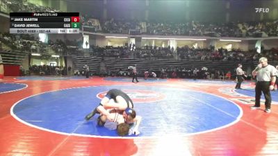 157-4A Champ. Round 1 - David Jewell, Cass vs Jake Martin, Central (Carroll)