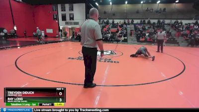 106 lbs Cons. Round 4 - Ray Long, Niles (NOTRE DAME) vs Treyden Diduch, FREEPORT (HS)