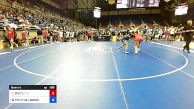 155 lbs Quarters - Jayci Shelton, MO vs Sara Martinez Lopera, IL