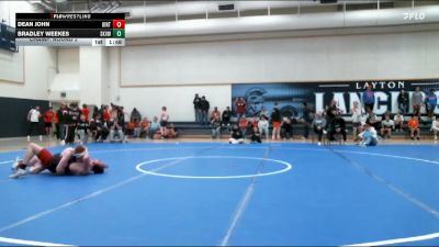 157 lbs Champ. Round 2 - Bradley Weekes, Sky View vs Dean John, Uintah