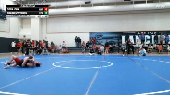 157 lbs Champ. Round 2 - Bradley Weekes, Sky View vs Dean John, Uintah