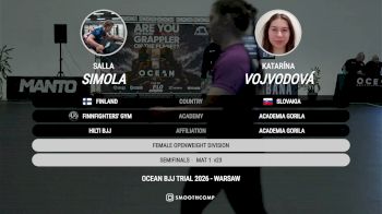 Salla Simola vs Katarína Vojvodová 2026 OCEAN TRIAL WARSAW