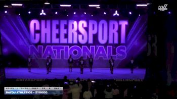 Bayou Athletics - ZYDECO [2026 L1.1 Youth - PREP - D2 - A Day 1] 2026 CHEERSPORT National All Star Cheerleading Championship