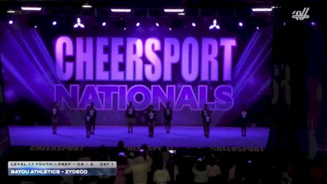 Bayou Athletics - ZYDECO [2026 L1.1 Youth - PREP - D2 - A Day 1] 2026 CHEERSPORT National All Star Cheerleading Championship
