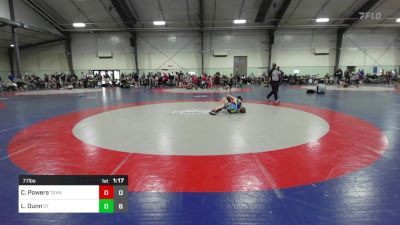 77 lbs Rr Rnd 3 - Cael Powers, Teknique Wrestling vs Lewis Dunn, Dendy Trained Wrestling
