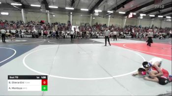 90 lbs Semifinal - Brody Gherardini, Team Grand Valley Elite vs Alex Montoya, Ortega Middle School