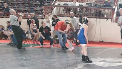 96_G lbs Semifinal - Reah Gill, Hickory vs Addie Sullivan, Youngsville