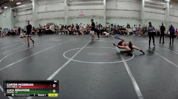 96 lbs Round 2 (8 Team) - Luca Seramone, Kraken vs Carter McKernan, Full Circle