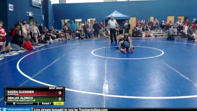 100 lbs Cons. Round 4 - Deklen Aldrich, Middleton Wrestling Club vs Kaden Glessner, Kuna Klub