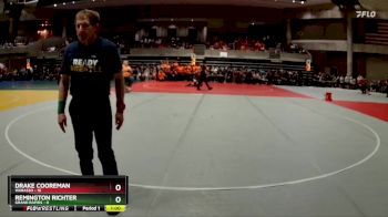 60 lbs Finals (8 Team) - Drake Cooreman, Wabasso vs Remington Richter, Grand Rapids
