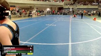 80 lbs Cons. Round 1 - Harper Ruch, New Ulm vs Cabryn Bjerke, K-M