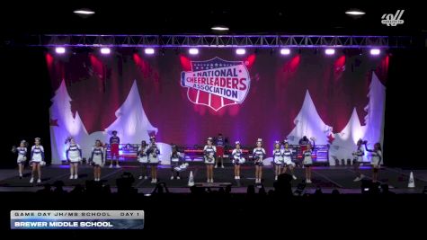 Brewer Middle School [2025 Game Day JH/MS School Day 1] 2025 NCA State of Texas Regional