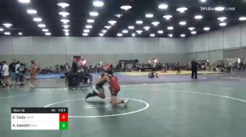 125 lbs Prelims - Caleb Cady, Askren Wrestling Academy vs Akoni Kaaialii, Golden Back