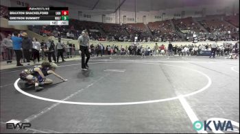 40 lbs 3rd Place - Braxton Shackelford, Lions Wrestling Academy vs Greyson Summitt, Wolfpak Wrestling
