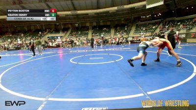 125 lbs Consi Of 16 #2 - Peyton BOSTON, HBWC vs Keaton Henry, Immortal Athletics WC