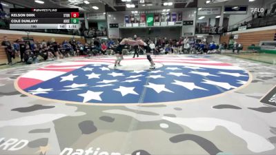 190 lbs Placement Matches (8 Team) - Kelson Dirk, Sturgis Brown vs Cole Dunlavy, Aberdeen Central