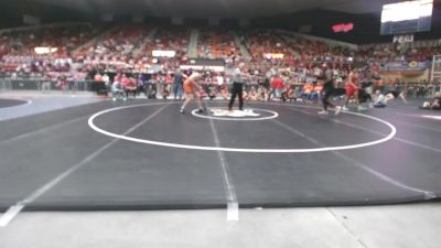 285 lbs Champ. Round 1 - Robert Collins, Abilene HS vs Josh Flanigan, Wamego HS