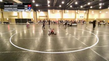 105 lbs Consi Of 8 #2 - Eldar Arutiunov, Youth Impact Center Wrestling Club vs Alejandro Padin, Youth Impact Center Wrestling Club