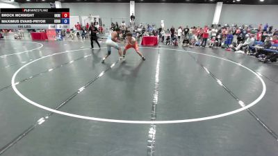 190 lbs Brock McKnight, Oklahoma Red vs Maximus Evans-Pryor, Team Kansas Gold
