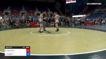 145 lbs Rnd Of 64 - Aengus Bancroft, Alaska vs Jacob Aragon, Texas