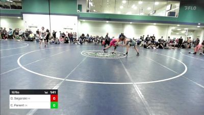 157 lbs Round Of 32 - Owen Segorski, MI vs Cade Parent, GA