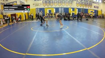 113 lbs Champ. Round 2 - Brody Fitzgerald, Harmony vs Angel Rentas, Zephyrhills Christian