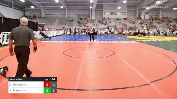 107 lbs Rr Rnd 4 - Daylee Watson, Ragin Raisins Vidal vs Ale Evans, WV Women