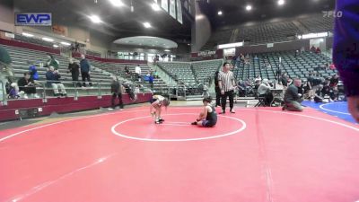 60 lbs Rr Rnd 3 - Peyton Hooten, Lonoke Youth Wrestling vs Keylee Alsobrook, Harrison Youth Wrestling