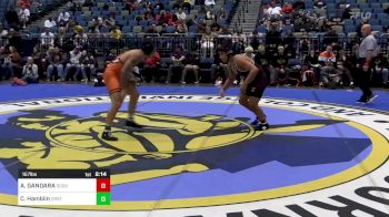 157 lbs Final - AARON GANDARA, Southern Oregon vs CJ Hamblin, Oregon State