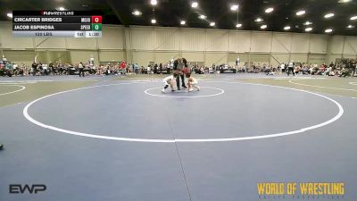 40 lbs Rr Rnd 3 - CirCarter Bridges, MOJO 9U vs Jacob Espinosa, Team Speed