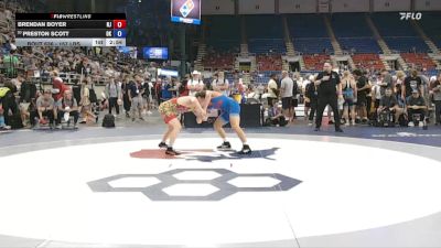 157 lbs Champ. Rd Of 128 - Brendan Boyer, NJ vs Preston Scott, OK