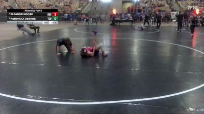 73 lbs Quarterfinal - Eleanor Hoose, Blackman Wrestling Club vs Hendrixx Devane, TCWC