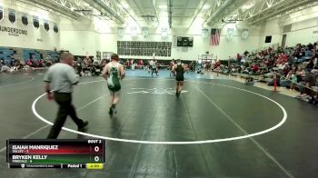 165 lbs Round 2 (3 Team) - Bryken Kelly, Pinedale vs Isaiah Manriquez, Valley