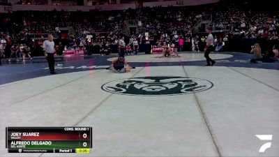 4A 215 lbs Cons. Round 1 - Alfredo Delgado, Del Norte vs Joey Suarez, Valley