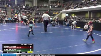 47-53 lbs Round 4 - Blair Halsted, Hammer Time Wrestling Academy vs Aizley Kessler, Greater Heights Wrestling-AAA