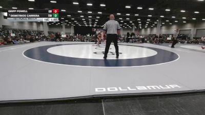 138 lbs 1st Place Match - Griff Powell, Izzy Style Wrestling vs Demetrios Carrera, Team El1te Wrestling